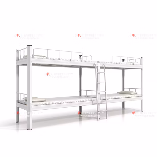 Doppelstockbettgestell aus Metall für den Schlafsaal