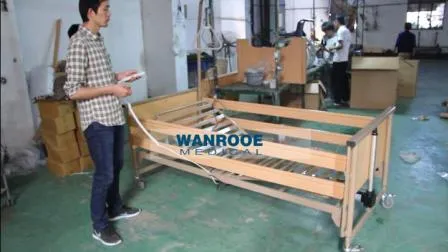 Großhandel mit motorisiertem, elektrisch verstellbarem Krankenhausbett für die häusliche Pflege, verstellbarem medizinischem Pflegebett, Fabrikpreis