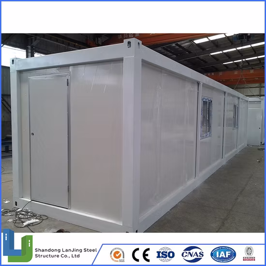 Hochleistungsfähiges, anpassbares CE/ISO-Containerhaus aus verzinktem Stahl mit Glaswänden